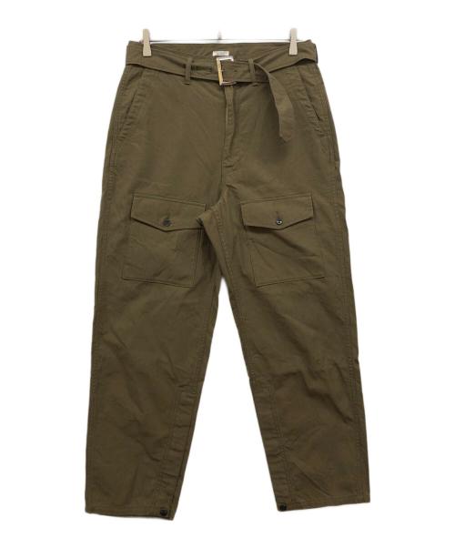 PHIGVEL MAKERS（フィグベルマーカーズ）PHIGVEL MAKERS (フィグベルマーカーズ) ベルテッドパンツ カーキ サイズ:2の古着・服飾アイテム