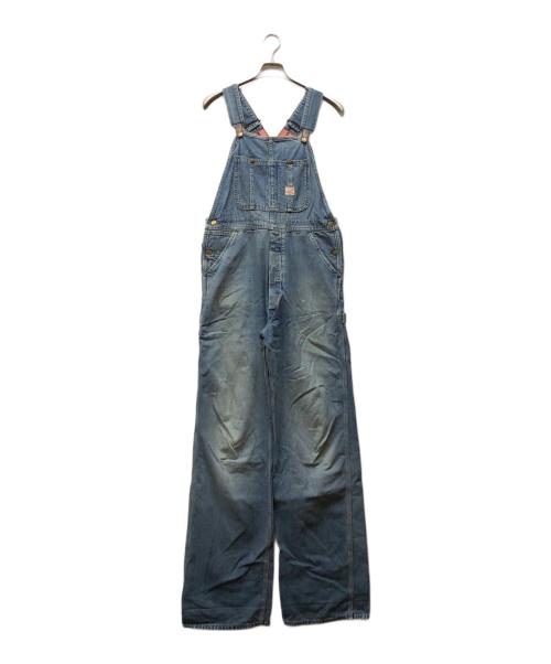 CarHartt（カーハート）CarHartt (カーハート) 復刻デニムオーバーオール ブルー サイズ:W86 H106(34)の古着・服飾アイテム