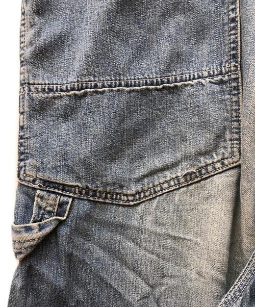 CarHartt（カーハート）CarHartt (カーハート) 復刻デニムオーバーオール ブルー サイズ:W86 H106(34)の古着・服飾アイテム