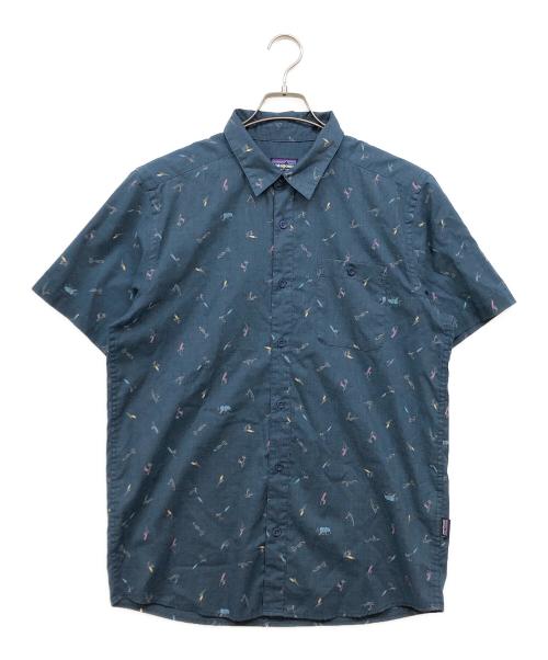 Patagonia（パタゴニア）Patagonia (パタゴニア) ゴートゥシャツ ブルー サイズ:Mの古着・服飾アイテム