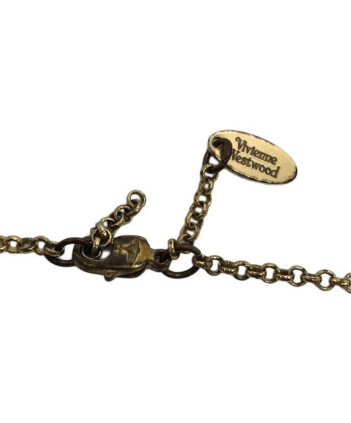 Vivienne Westwood（ヴィヴィアンウエストウッド）Vivienne Westwood (ヴィヴィアンウエストウッド) オーブペンダントネックレス ゴールドの古着・服飾アイテム
