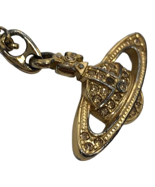 Vivienne Westwood（ヴィヴィアンウエストウッド）Vivienne Westwood (ヴィヴィアンウエストウッド) オーブペンダントネックレス ゴールドの古着・服飾アイテム