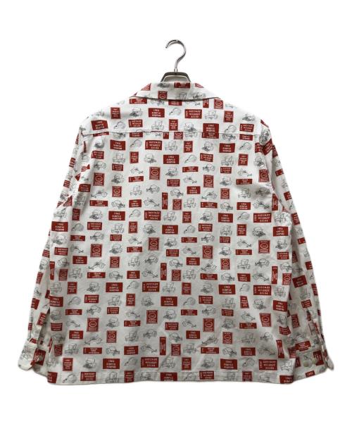 WEIRDO（ウィアード）WEIRDO (ウィアード) Big Daddy - L/S SHIRTS ホワイト サイズ:XLの古着・服飾アイテム