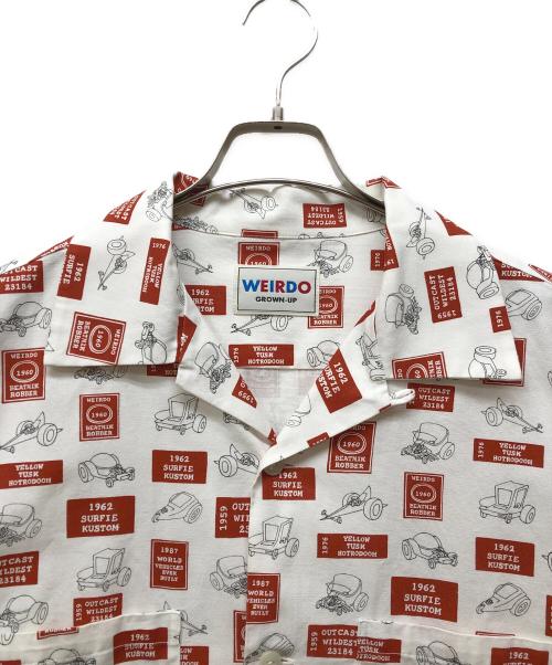 WEIRDO（ウィアード）WEIRDO (ウィアード) Big Daddy - L/S SHIRTS ホワイト サイズ:XLの古着・服飾アイテム