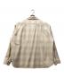 PENDLETON (ペンドルトン) TATTOO STUDIO YAMADA (タトゥースタジオヤマダ) ハーフジップオンブレシャツ アイボリー サイズ:XL：20000円