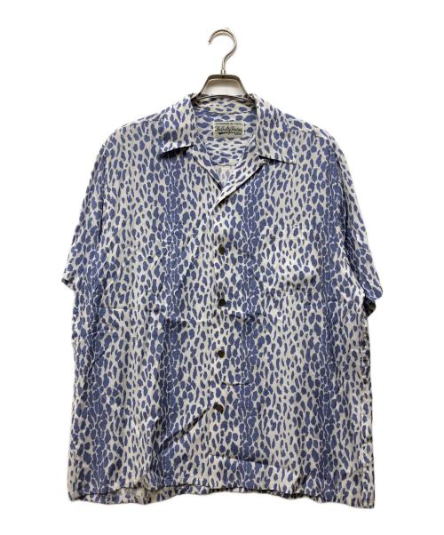 WACKO MARIA（ワコマリア）WACKO MARIA (ワコマリア) 23SSレオパード半袖シャツ ブルー サイズ:Lの古着・服飾アイテム