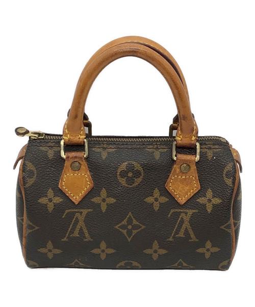 LOUIS VUITTON（ルイ ヴィトン）LOUIS VUITTON (ルイ ヴィトン) モノグラム ミニ スピーディ ミニハンドバック ブラウンの古着・服飾アイテム