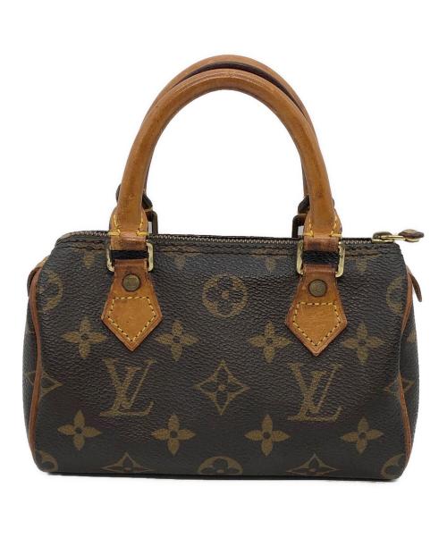 LOUIS VUITTON（ルイ ヴィトン）LOUIS VUITTON (ルイ ヴィトン) モノグラム ミニ スピーディ ミニハンドバック ブラウンの古着・服飾アイテム