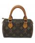 LOUIS VUITTON（ルイ ヴィトン）の古着「モノグラム ミニ スピーディ ミニハンドバック」｜ブラウン