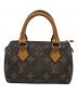 LOUIS VUITTON (ルイ ヴィトン) モノグラム ミニ スピーディ ミニハンドバック ブラウン：65000円