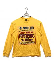Hysteric Glamour（ヒステリックグラマー）の古着「カットソー」｜イエロー