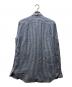 LORO PIANA (ロロピアーナ) ストライプリネンシャツ ホワイト×ブルー サイズ:m：15000円
