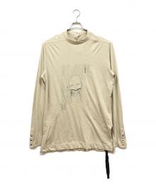 RICK OWENS（リックオウエンス）の古着「プリントカットソー」｜ベージュ