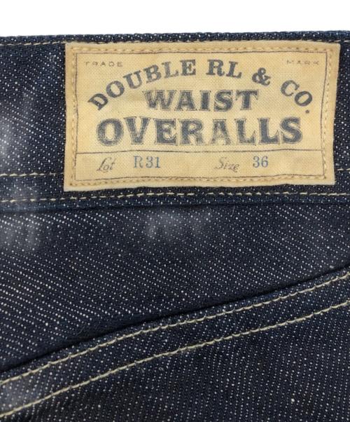 RRL（ダブルアールエル）RRL (ダブルアールエル) WAIST OVERALLS R31 バックルバックジーンズ インディゴ サイズ:W36の古着・服飾アイテム