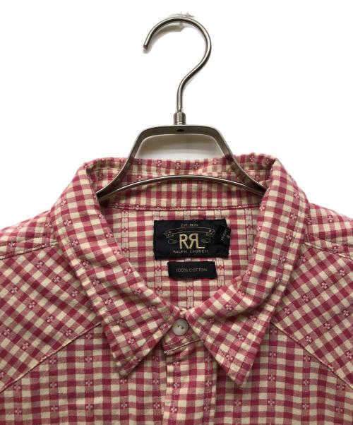 RRL（ダブルアールエル）RRL (ダブルアールエル) ウエスタンシャツ レッド サイズ:XLの古着・服飾アイテム