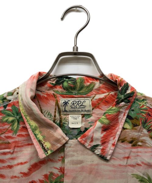 RRL（ダブルアールエル）RRL (ダブルアールエル) ハワイアンシャツ ピンク サイズ:XLの古着・服飾アイテム
