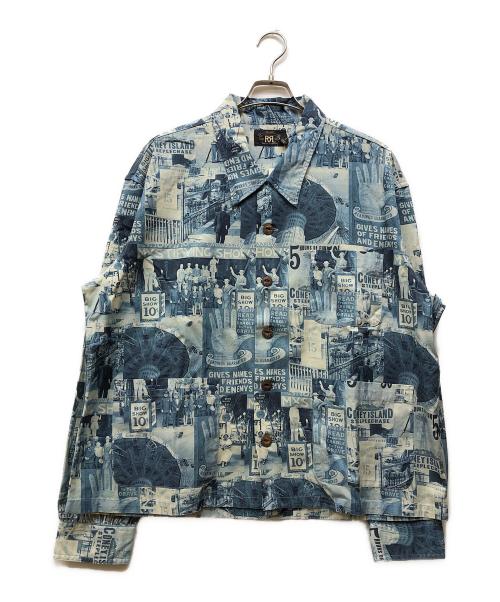 RRL（ダブルアールエル）RRL (ダブルアールエル) AARONS CAMP SHIRTS JACKET インディゴ サイズ:XL 未使用品の古着・服飾アイテム