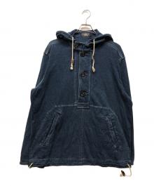 RRL（ダブルアールエル）の古着「プルオーバーパーカー」｜インディゴ
