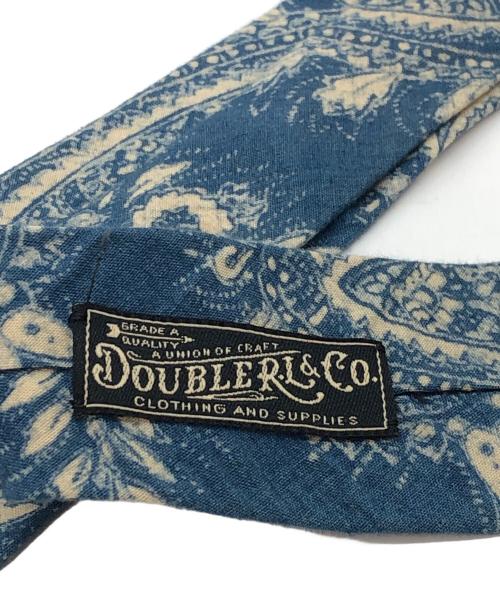 RRL（ダブルアールエル）RRL (ダブルアールエル) ペイズリーネクタイ ブルー サイズ:記載無しの古着・服飾アイテム
