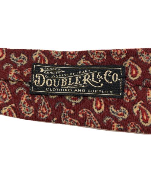 RRL（ダブルアールエル）RRL (ダブルアールエル) ペイズリーネクタイ ブラウン サイズ:記載無しの古着・服飾アイテム