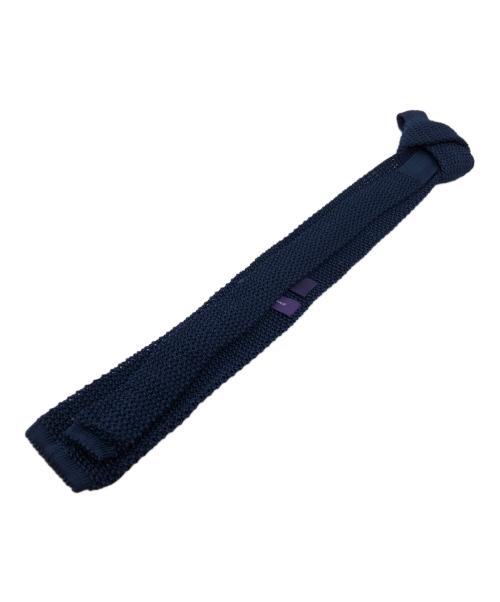 RALPH LAUREN Purple Label（ラルフ ローレン パープル レーベル）RALPH LAUREN Purple Label (ラルフ ローレン パープル レーベル) ニットタイ インディゴ サイズ:記載無しの古着・服飾アイテム