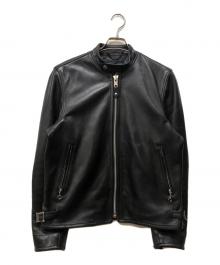 Schott（ショット）の古着「70’S シングル ライダースジャケット」｜ブラック