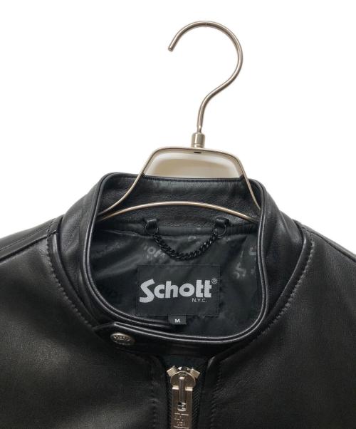 Schott（ショット）Schott (ショット) 70’S シングル ライダースジャケット ブラック サイズ:Mの古着・服飾アイテム