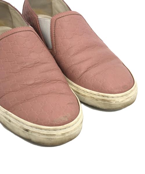GUCCI（グッチ）GUCCI (グッチ) グッチシマスリッポン ピンク サイズ:37の古着・服飾アイテム