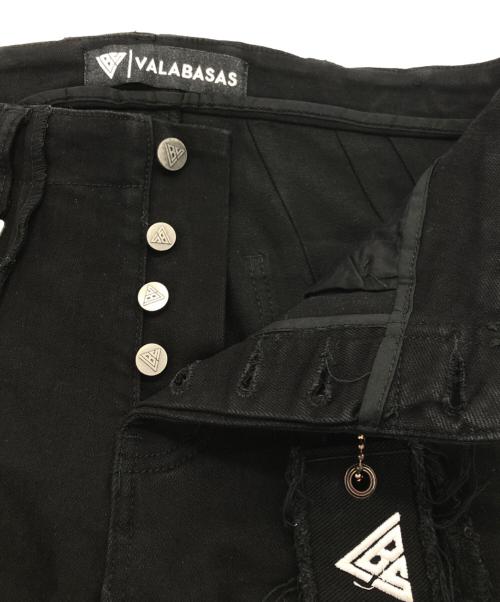 VALABASAS（バラバサス）VALABASAS (バラバサス) デニムパンツ ブラック サイズ:34の古着・服飾アイテム