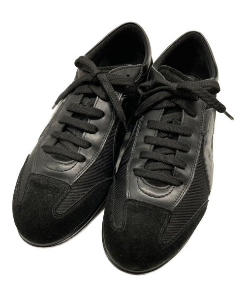 Salvatore Ferragamo（サルヴァトーレ フェラガモ）Salvatore Ferragamo (サルヴァトーレ フェラガモ) ローカットスニーカー ブラック サイズ:8 1/28 EEEの古着・服飾アイテム