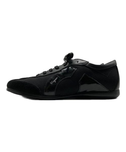 Salvatore Ferragamo（サルヴァトーレ フェラガモ）Salvatore Ferragamo (サルヴァトーレ フェラガモ) ローカットスニーカー ブラック サイズ:8 1/28 EEEの古着・服飾アイテム