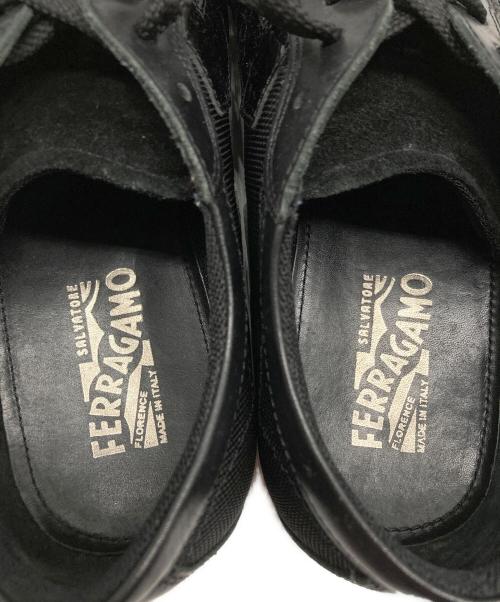 Salvatore Ferragamo（サルヴァトーレ フェラガモ）Salvatore Ferragamo (サルヴァトーレ フェラガモ) ローカットスニーカー ブラック サイズ:8 1/28 EEEの古着・服飾アイテム
