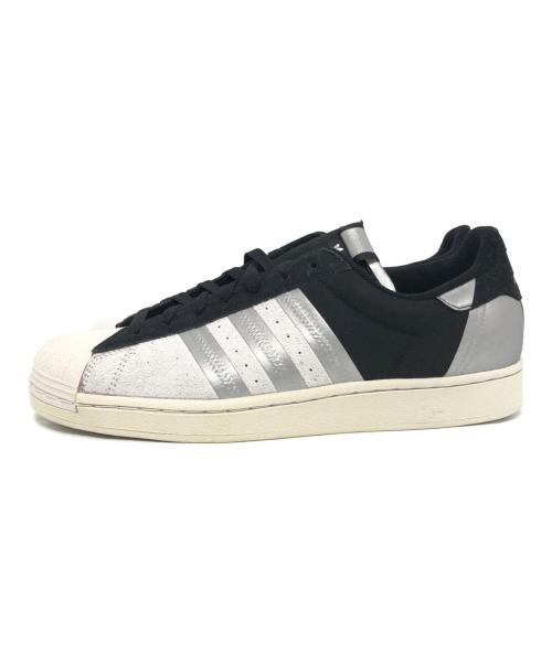 adidas Originals（アディダスオリジナル）adidas originals (アディダスオリジナル) SUPERSTAR ブラック×グレー サイズ:28㎝の古着・服飾アイテム