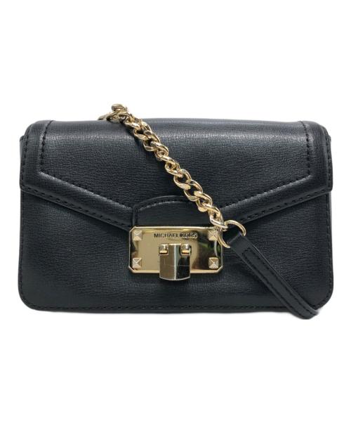 MICHAEL KORS（マイケル・コース）MICHAEL KORS (マイケル・コース) ショルダーバッグ ブラックの古着・服飾アイテム