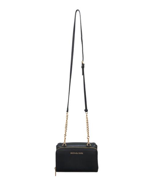 MICHAEL KORS（マイケル・コース）MICHAEL KORS (マイケル・コース) ショルダーバッグ ブラックの古着・服飾アイテム