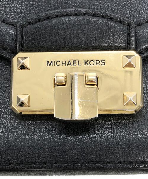 MICHAEL KORS（マイケル・コース）MICHAEL KORS (マイケル・コース) ショルダーバッグ ブラックの古着・服飾アイテム