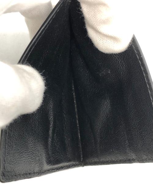 BOTTEGA VENETA（ボッテガベネタ）BOTTEGA VENETA (ボッテガベネタ) イントレチャートカードケース ブラックの古着・服飾アイテム