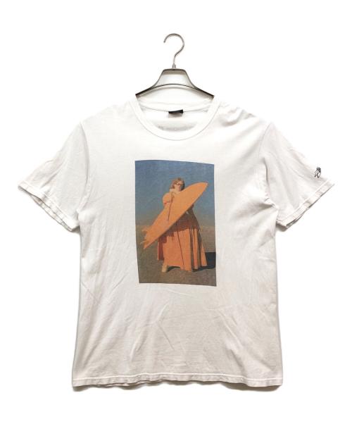 stussy（ステューシー）stussy (ステューシー) プリントTシャツ ホワイト サイズ:Mの古着・服飾アイテム