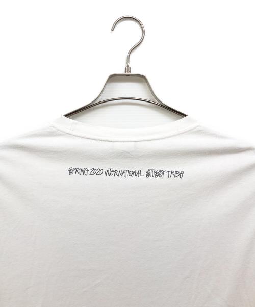 stussy（ステューシー）stussy (ステューシー) プリントTシャツ ホワイト サイズ:Mの古着・服飾アイテム