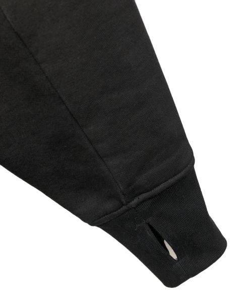 JULIUS（ユリウス）JULIUS (ユリウス) Embroidery & Printed Cotton Heavy Sweat Zip Hoodie ブラック サイズ:1の古着・服飾アイテム