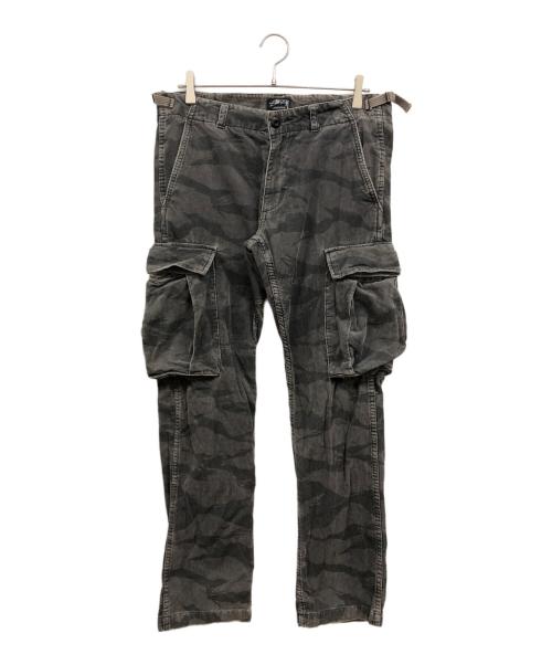 stussy（ステューシー）stussy (ステューシー) コーデュロイカーゴパンツ グレー サイズ:32の古着・服飾アイテム