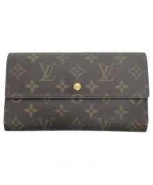 LOUIS VUITTON（ルイ ヴィトン）の古着「モノグラム ポルトフォイユ・インターナショナル」｜ブラウン