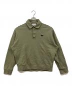 maison kitsuneメゾンキツネ）の古着「POLO SWEATSHIRT」｜オリーブ