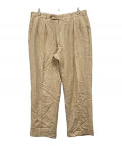 中古・古着通販】ZEGNA (ゼニア) リネンイージーパンツ ベージュ