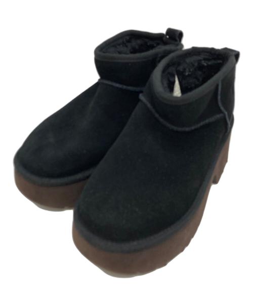 UGG（アグ）UGG (アグ) Classic Ultra Mini New Heights ブラック サイズ:24の古着・服飾アイテム