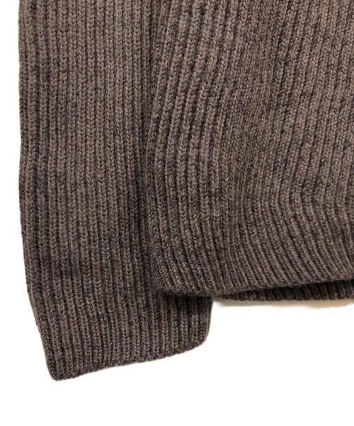 C.P COMPANY（シーピーカンパニー）C.P COMPANY (シーピーカンパニー) リブニット ブラウン サイズ:4 未使用品の古着・服飾アイテム