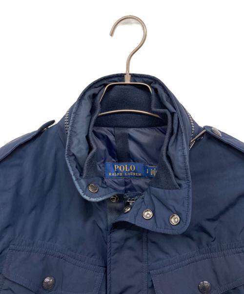 POLO RALPH LAUREN（ポロ・ラルフローレン）POLO RALPH LAUREN (ポロ・ラルフローレン) M-65ダウンジャケット ネイビー サイズ:Sの古着・服飾アイテム