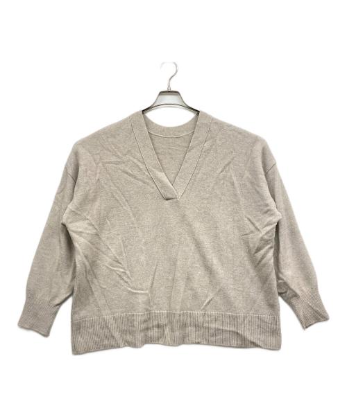 MUSE de Deuxieme Classe（ミューズ ドゥーズィエム クラス）MUSE de Deuxieme Classe (ミューズ ドゥーズィエム クラス) OLBIA Vネックプルオーバー グレー サイズ:記載無し（実寸サイズをご確認ください）の古着・服飾アイテム