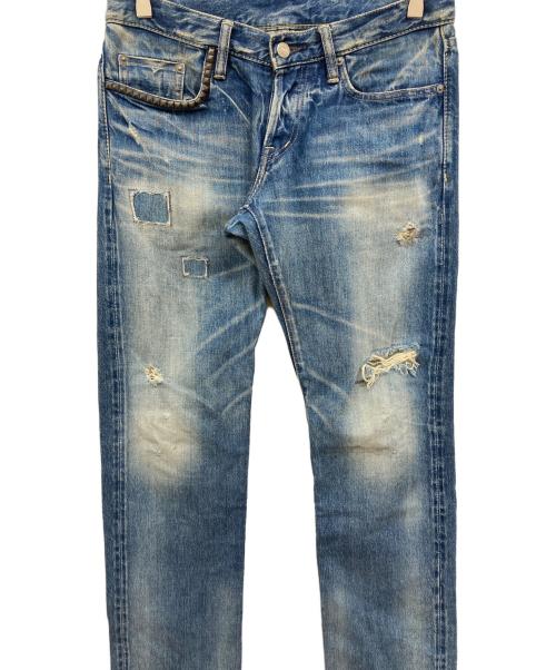 Hysteric Glamour（ヒステリックグラマー）Hysteric Glamour (ヒステリックグラマー) SP加工 小窓リメイク デニムパンツ インディゴ サイズ:30の古着・服飾アイテム