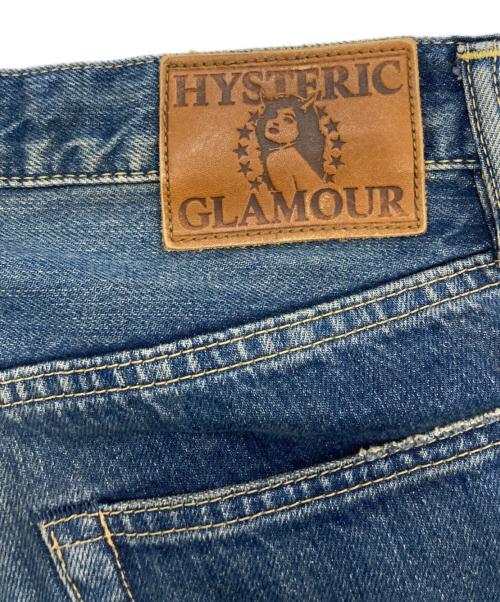 Hysteric Glamour（ヒステリックグラマー）Hysteric Glamour (ヒステリックグラマー) WU加工 スタッズデニムパンツ インディゴ サイズ:30の古着・服飾アイテム